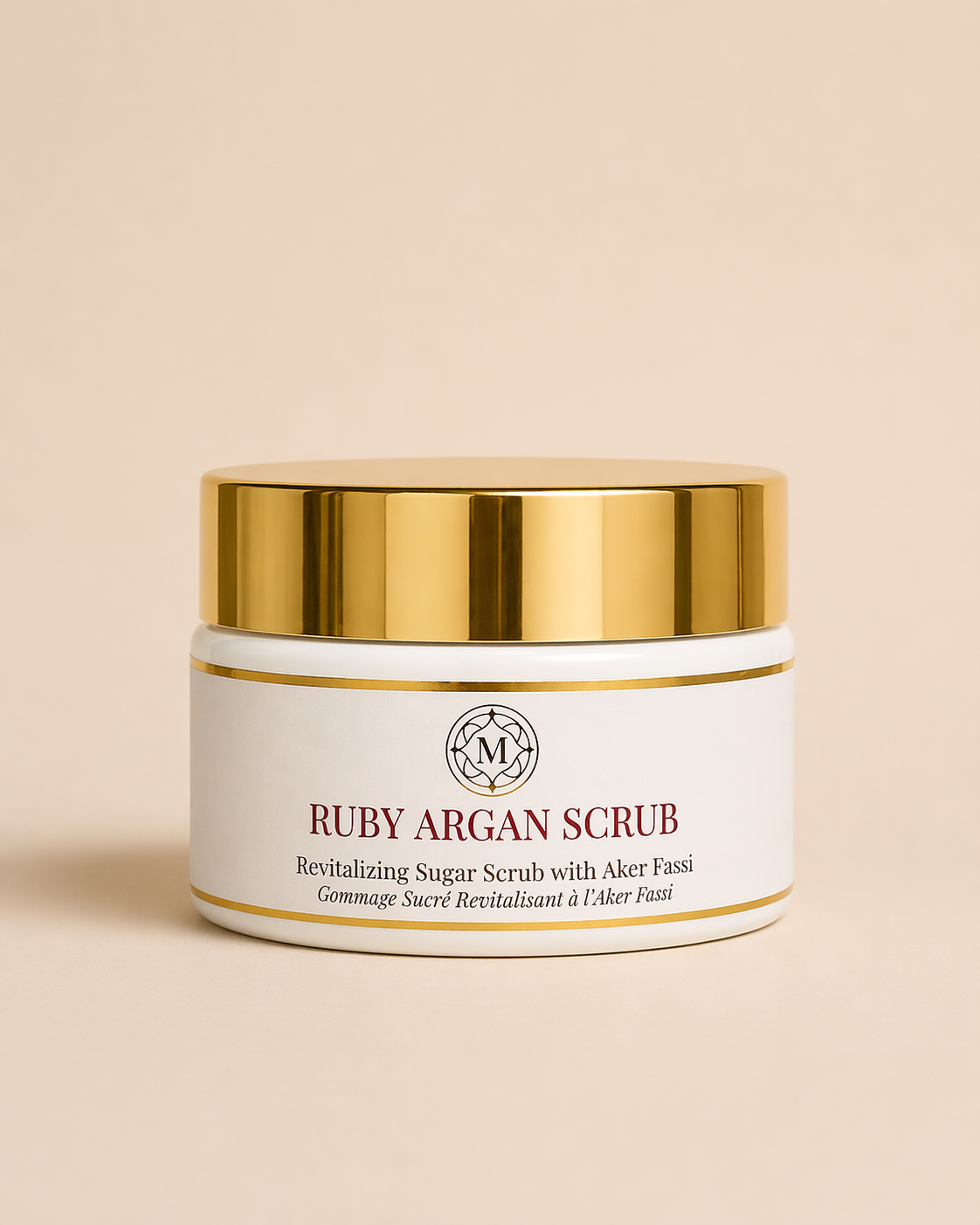 RUBY ARGAN SCRUB - Revitalizing Sugar Scrub with Aker Fassi