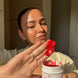 Ruby Argan Scrub sugar scrub with aker fassi