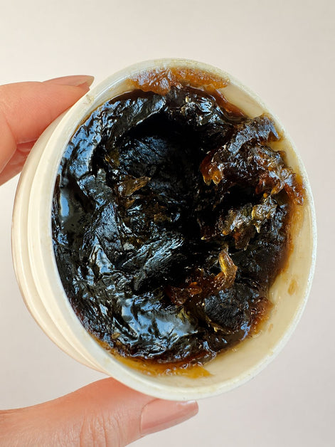 BODY GLOW ARGAN - Exfoliating Black Soap with Argan Oil