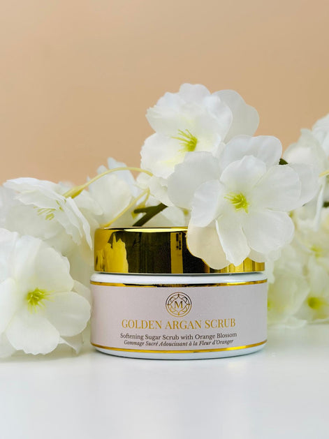 GOLDEN ARGAN SCRUB - Softening Sugar Scrub with Orange Blossom